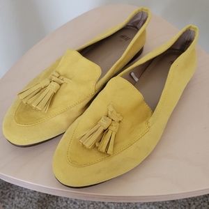 H&M Yellow loafers